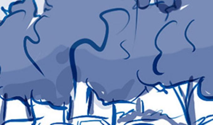 abstracte tekening
