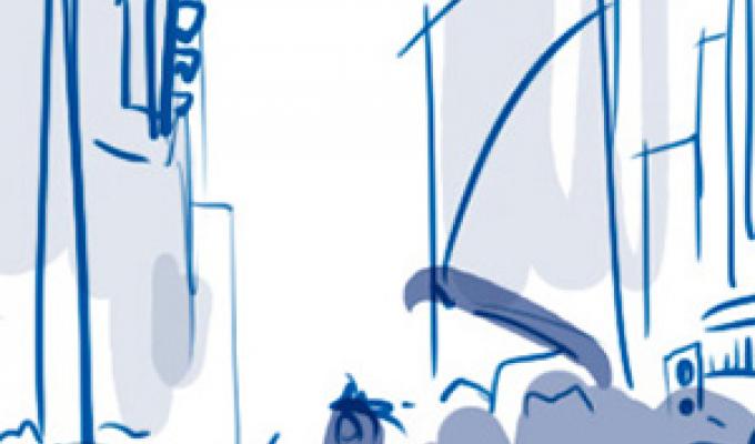 abstracte tekening